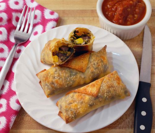 Southwest Baked Egg Rolls - Alison's Allspice