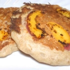 Oatmeal Pancakes with Peaches and Ginger