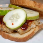 Asian BBQ Salmon Burgers with Quick Pickles