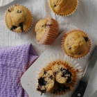 Quick Whole Wheat Blueberry Muffins