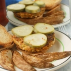 Zucchini Burgers with Quick Pickles