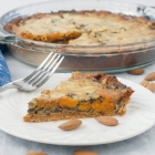 Butternut Squash Spinach Pie with an Almond Crust