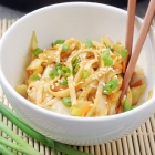 Chinese Green Cabbage Noodle Stir Fry