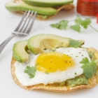 Avocado Breakfast Tostadas with Fried Eggs