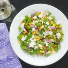 Snap Pea and Fire Roasted Corn Salad