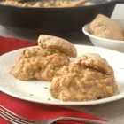 Vegan Biscuits and Gravy with Tempeh Sausage