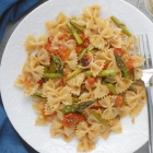 Roasted Cherry Tomato and Asparagus Pasta