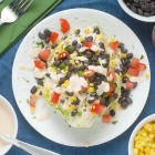 Tex Mex Black Bean Wedge Salad