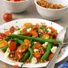 Roasted Carrot and Green Bean Rye Berry Salad