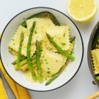 Lemon Butter Asparagus Ravioli