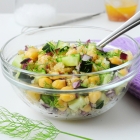 Cucumber Dill Quinoa Salad with Chickpeas