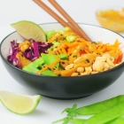Crunchy Asian Chopped Salad with Peanut Dressing