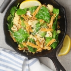 Roasted Cauliflower and Spinach Pasta