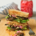 Mushroom and Pickled Onion Sandwiches