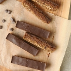 Chocolate Peanut Butter Date Caramel Bars