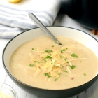 Creamy Roasted Garlic and Parmesan White Bean Soup