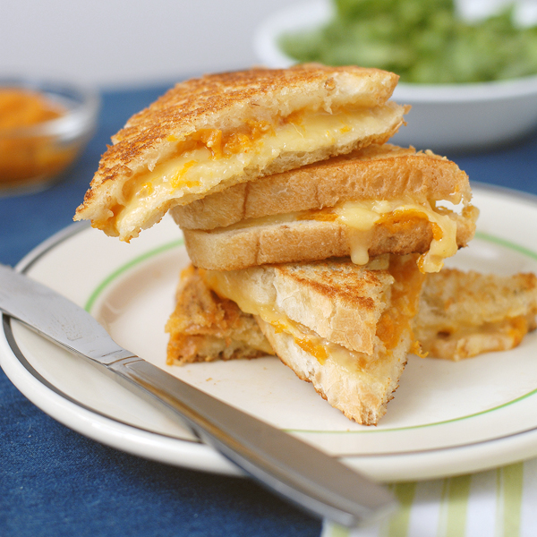 Gouda Grilled Cheese with Apricot Ginger Spread - Alison's Allspice